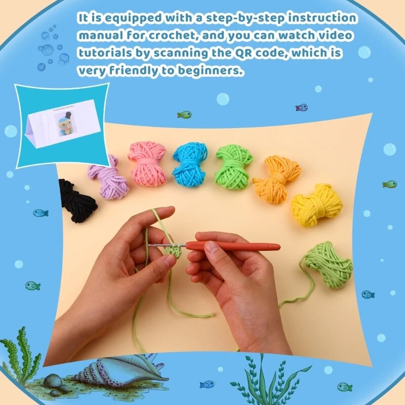 Dasonwin Octopus Crochet Kit