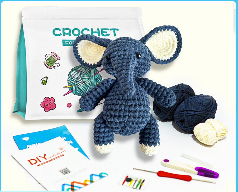 Little elephant crochet kits